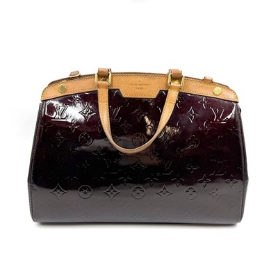 Pre-Owned Louis Vuitton Amarante Monogram Vernis Leather Brea handbag