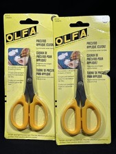 OLFA 5  Precision Applique Scissors SCS-4 Lot Of 2 New