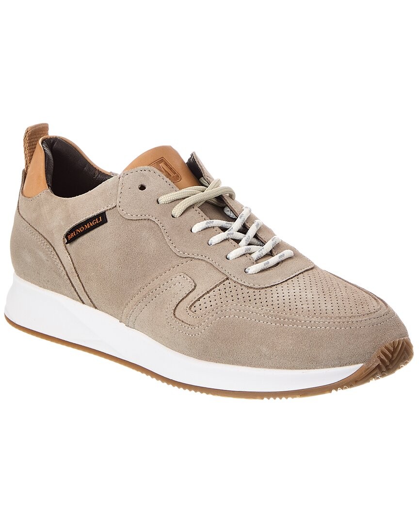 M By Bruno Magli Capri Suede Sneaker Mens Grey 12 14290₽
