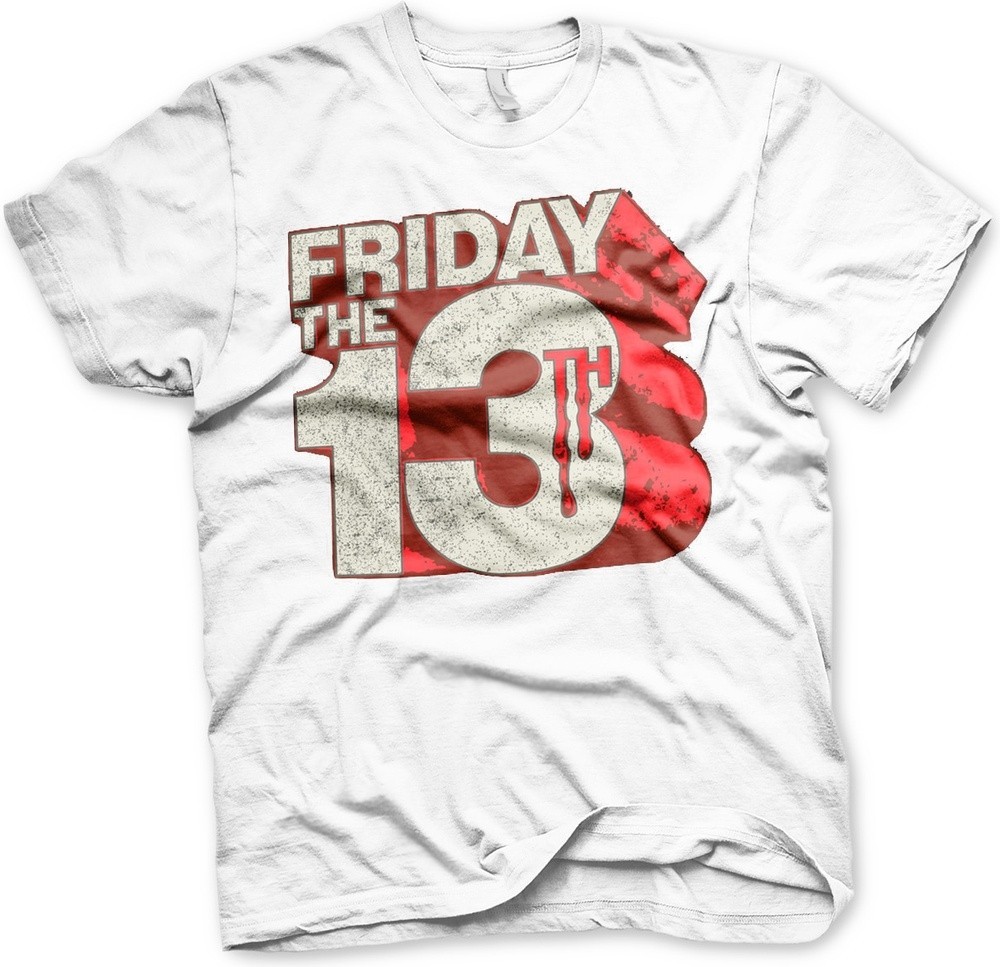 Friday The 13th Block Logo T-Shirt White 5190₽