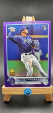 2022 Topps Update Chrome Wander Franco RC Debut Purple Refractor #USC200 Rays