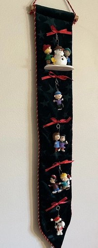 Hallmark 1980’s Set Of 5 Retired Skating PeanutsOrnaments EUC; Hanger Not Includ - Picture 1 of 14