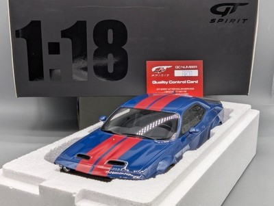 Modellautos 1:18 GT Spirit GT362 Dodge Challenger Super Stock Blue mit OVP