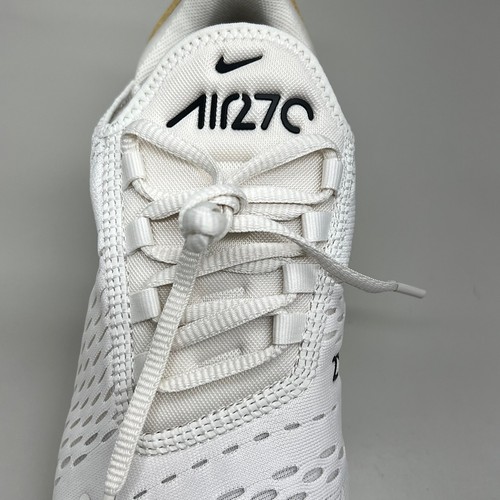 NIKE W Air Max 270 Foam Insole Mesh Sneakers Women's Sz 7.5 White Gold DZ77736 0 - Picture 9 of 12