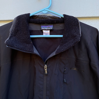 Patagonia CSS Men's XL Shell Figure 4 Jacket BLACK X-Large Ski