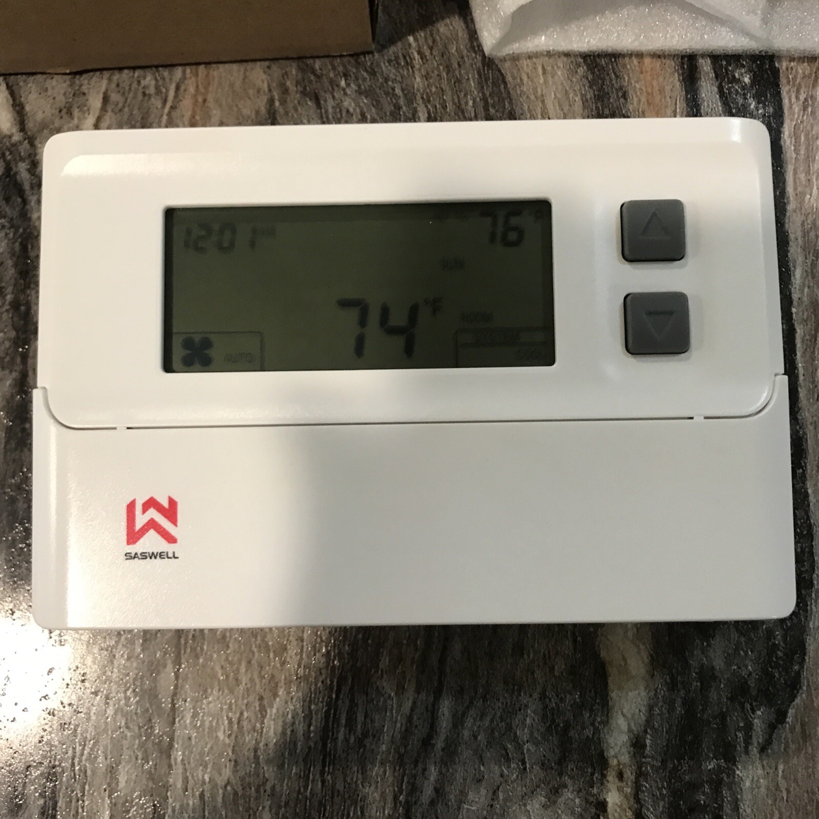 Nonprogrammable Thermostat, Heat Pump Thermostat 24 Volt with Backlit