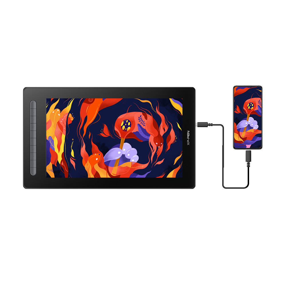 XP-Pen Artist 16 2nd Graphics Drawing Tablet Fully-laminated X3 Stylus + Stand