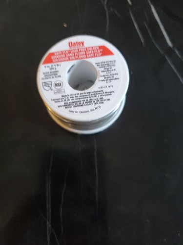 OATEY Safe Flo 8 oz. Lead-Free Silver Plumber’s Solder. New.