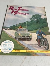 Revue Technique Motocycliste 47 1952 BSA 250 série C , salons étrangers ... etc