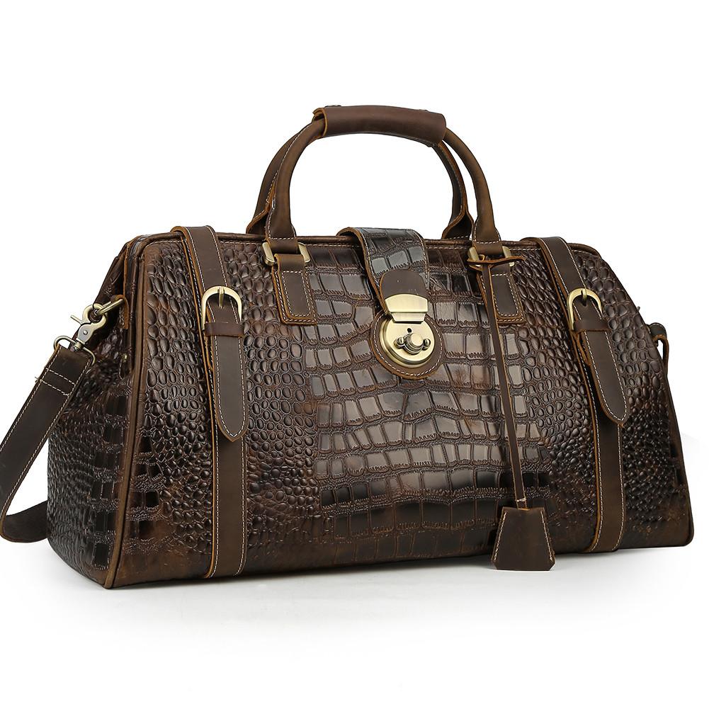 crocodile luggage bag
