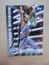 Bianca Belair "Wrestling" Autograph signed Tradingcard Topps WWE 2021