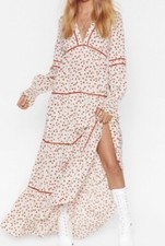 Nasty Gal Floral Maxi Boho Dress 6
