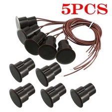 5pcs RC-36 NC Recessed Wire Door Contact Sensor Alarm Magnetic Reed Switch Part