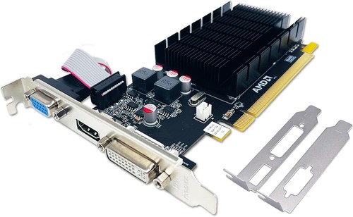 Radeon HD 5450 2GB GDDR3 Low Profile Graphics Card - Silent Cooling Design - Picture 3 of 9