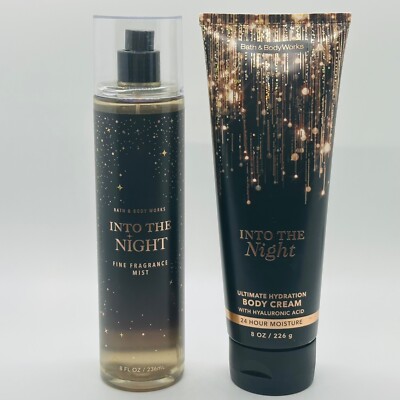 Bath & Body Works INTO THE NIGHT Body Cream & Fragrance Mist