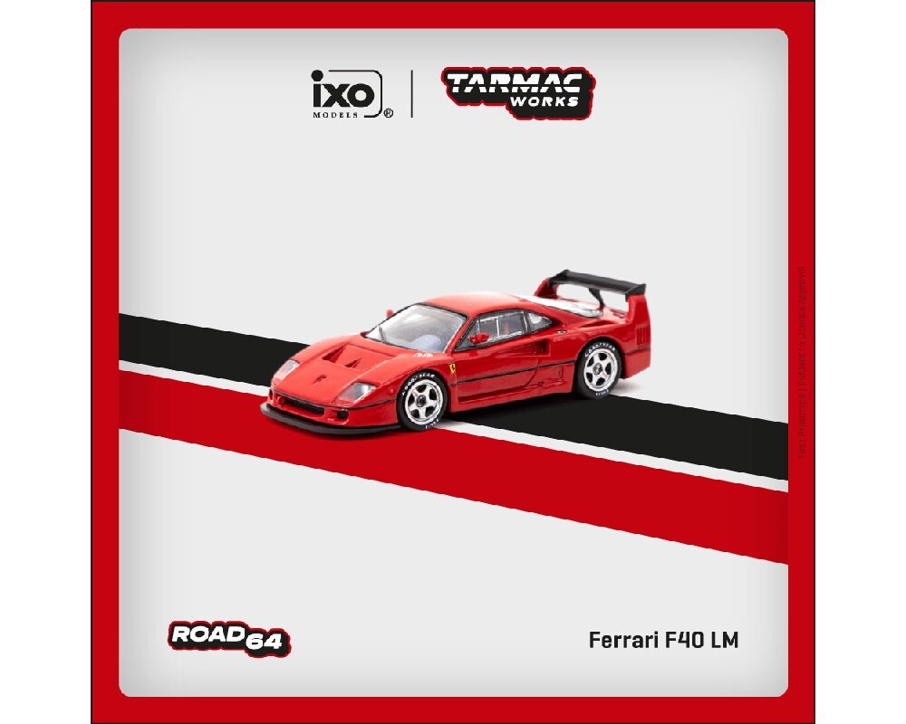 ミニカー TARMAC iXO Ferrari F40 Lightweight RED Ixo X Tarmac Works Ferrari F40 Lightweight Red 1:64 | eBay