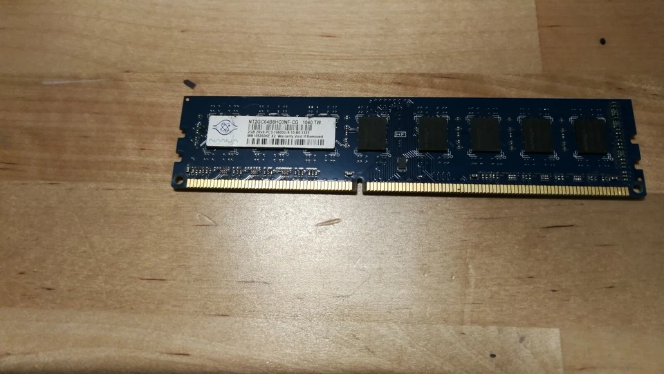 Nanya NT2GC64B8HC0NF-CG 2GB DDR3 Desktop RAM Memory FREE SHIPPING. - Image 2 of 3