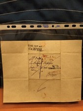 Prefilatelia. 16) Lombardo Veneto. Milano/Bologna. Frontiera. Vollmeier P2 + 1.