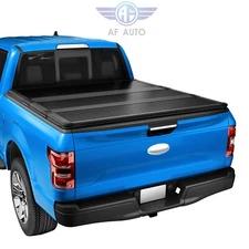 FOR 20-24 JEEP GLADIATOR JT PICKUP TRUCK BED HARD SOLID TRI-FOLD TONNEAU COVER