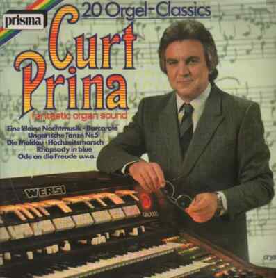 Curt Prina Fantastic Organ Sounds NEAR MINT crystal Vinyl LP
