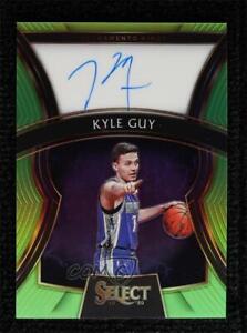 2019-20 Panini Select Signatures Neon Green Prizm 46/99 Kyle Guy Rookie Auto RC