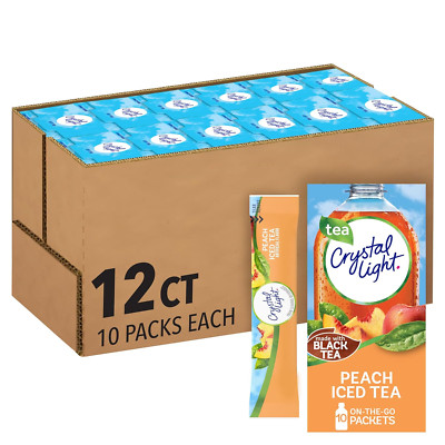 Crystal Light Peach Iced Tea Artificially Flavored Powdered Drink Mix