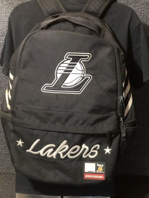 sprayground lakers backpack