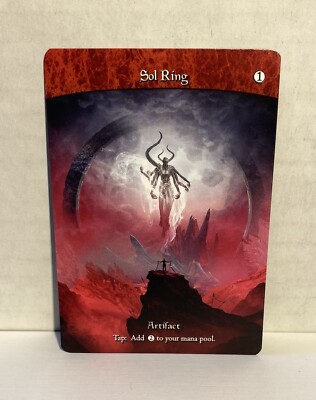 Sol Ring #4 - Premium Quality Altered Full Art Custom Card