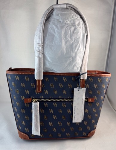 Dooney & Bourke Gretta Small Charleston Shopper ~ Navy - Picture 9 of 14