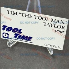Tim "The Toolman" Taylor replica Home Improvement Tool Time business card Allen