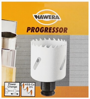 Hawera BOSCH Lochsäge 68 mm Progressor für Holz und Metal Power-Change-Adapter 