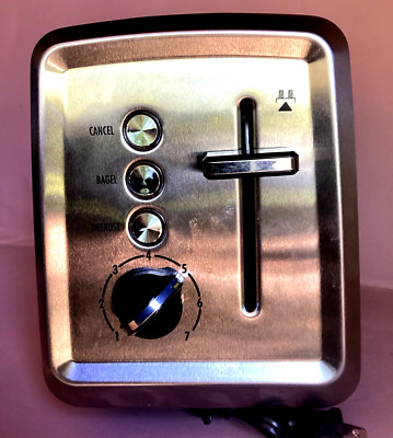 Hamilton Beach 2 Slice Toaster - Stainless Steel Model # 22794 Good Condition