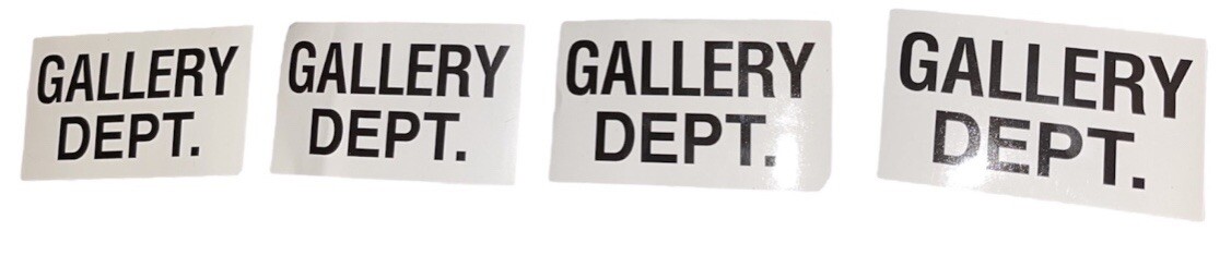 ギャラリーデプト　非売品　ステッカー　シール Gallery Dept. Logo Sticker Authentic | eBay