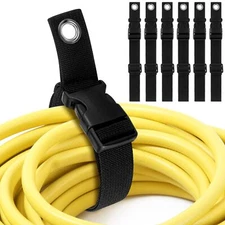 6 Pack Heavy Duty Extension Cord Organizer Hanger for Garage Workshop Shed