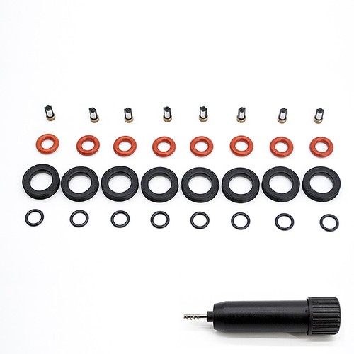 8 Fuel Injector Repair Seal Kit For Jaguar Vanden Plas XJ8 XK8 FJ1101