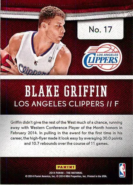 Blake Griffin 17 2014 Panini National Convention - Image 2 of 2