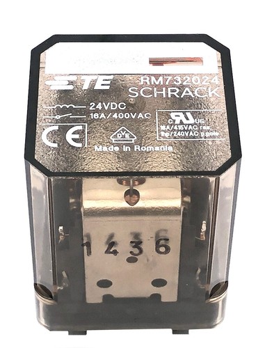 1 Peça Relé Rm732024 Jqx-53f 24 Vcc 16 A 400 Vca | Parcelamento sem juros