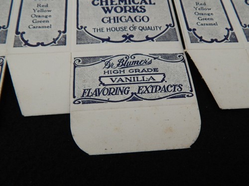 Mixed Lot VTG FIRST AID Candy Bag, Dr. Blumes Extracts & Milk Bottle Caps NOS - Picture 10 of 10