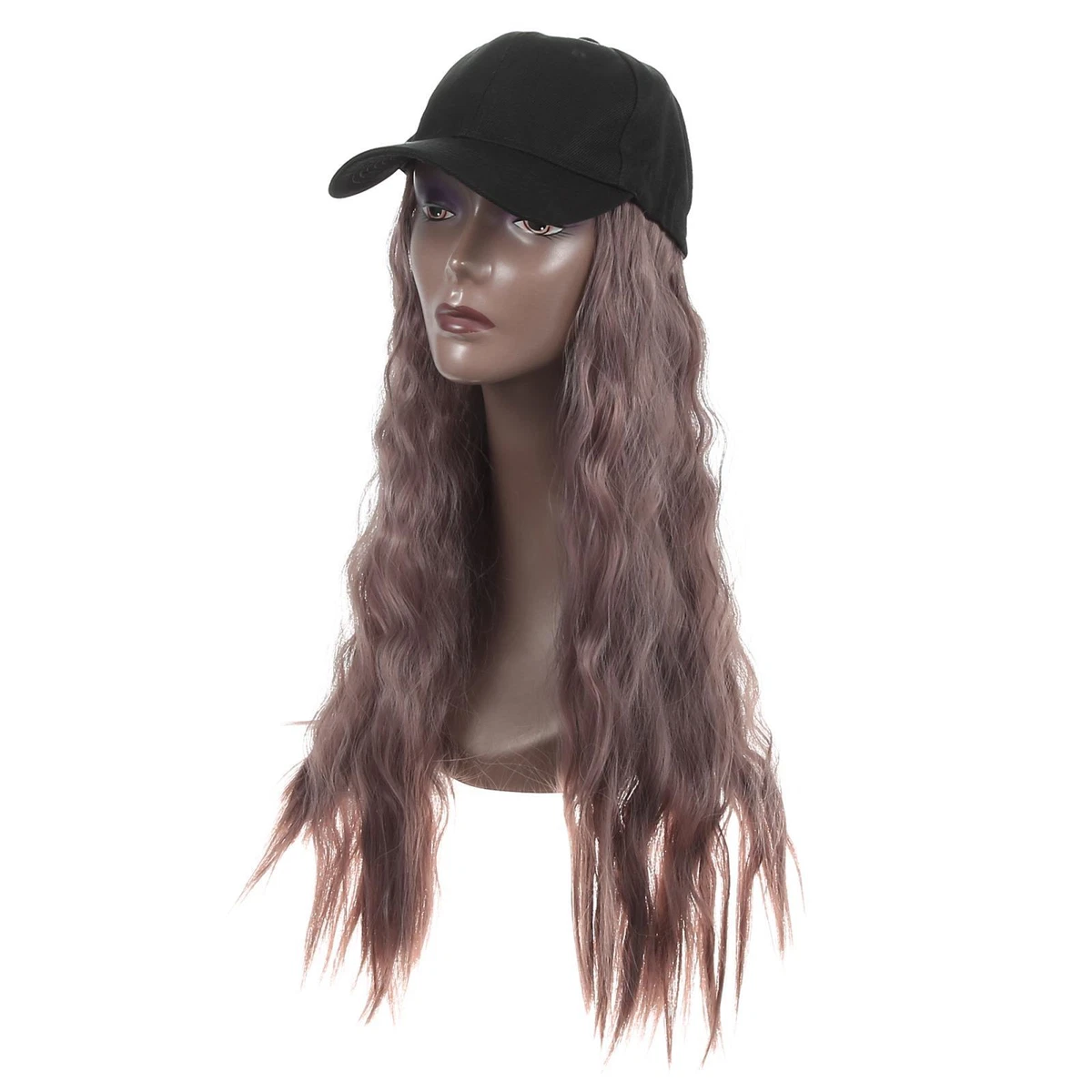 Image of Hair dyed hairstyle with baseball cap