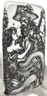 10 ozt 999 Fine Silver Art Bar- TIDE BOUND HEARTS - ADAMO TECHNE - Limited