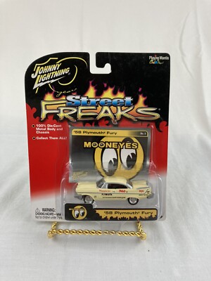 RARE Johnny Lightning 1/64 Street Freaks 1958 Plymouth Fury No.3