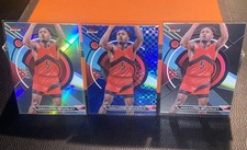 2023 Finest Blue Checkerboard Refractor Immanuel Quickley /99 + Refractor + Base