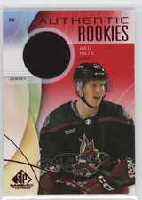 2024-25 Upper Deck SP Game Used Authentic Rookies Red Jersey Aku Raty #274 1mn7