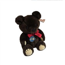 Vintage 1981 R. Dakin Stuffed Animal Plush Teddy Bear Jointed 12" Dark Brown