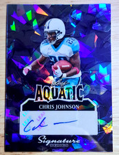 2025 Leaf Signature Series - Chris Johnson - Aquatic Auto - #1/1 - Titans