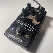 Neunaber Immerse Reverberator Mk II Stereo Reverb Effects Pedal Black