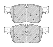 FERODO Bremsbelagsatz, Scheibenbremse Vorderachse u.a. für JAGUAR, LAND ROVER