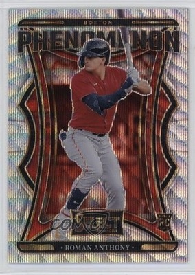 2025 Panini Select Phenomenon Silver Wave Prizm 19/199 Roman Anthony #4 s1i