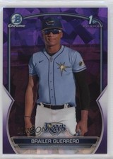 2023 Bowman Chrome Sapphire Edition Prospects Purple 21/25 Brailer Guerrero 06n6