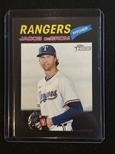 🔥Jacob DeGrom 2026 Topps Heritage #98 Black Border (Print Run /50) Rangers